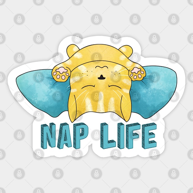 Nap Life Sticker by TheBlueNinja